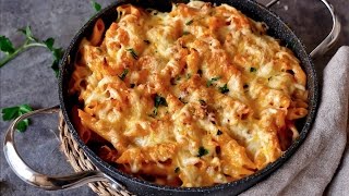 Macarrones gratinados con tomate y chorizo  Lunes con DeliciousMondays  Delicious Martha [upl. by Johst]