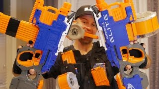 Nerf Elite HYPERFIRE Blaster  Nerf Gun Review amp Unboxing in 4K [upl. by Akirdnas576]