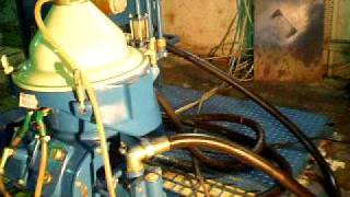 Alfa Laval WHPX 505 Oil Purifier On Test Bench [upl. by Aleak562]