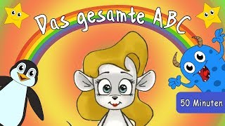 Das gesamte deutsche ABC  Deutsche Buchtaben von AZ zum Mitsingen  ABC Lieder für Kinder [upl. by Zaslow451]