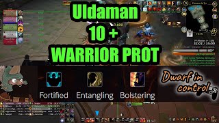 Dwarf In Control  Protection Warrior 10 Fortified Uldaman  Dualshock 4 [upl. by Charpentier263]