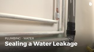 How to Seal a Leaking Pipe  DIY Projects [upl. by Pascha]