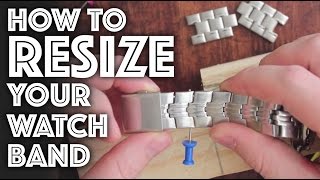 How to Resize  Adjust a Watch Band [upl. by Germann]