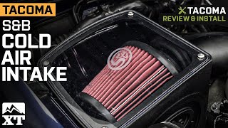 20122015 40L Tacoma SampB Cold Air Intake with Oiled Cleanable Cotton Filter Review amp Install [upl. by Emilie112]