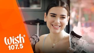 Dua Lipa performs quotBlow Your Mindquot LIVE on Wish 1075 Bus [upl. by Llewon]