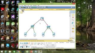 Cisco Packet Tracer  Simple Network 1 Router 2 Switch amp 4 PC [upl. by Yssak]