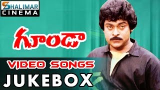 Goonda Telugu Movie Video Songs Jukebox  Chiranjeevi  Radha [upl. by Aoket]