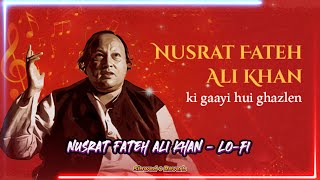 Nusrat Fateh Ali Khan Lofi  Kali Kali Zulfon Lofi  Dil Pe Zakham Khate Hain [upl. by Stiruc]