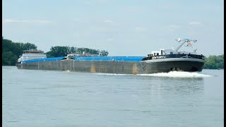 148 Shipspotting Binnenschiffe auf dem Rhein  GMS Century am Eicher See [upl. by Evadne]