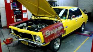 My LJ Torana 186 Triple Strombergs on Dyno [upl. by Enerod26]