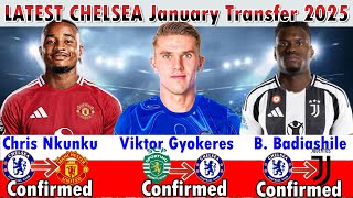 See ALL CHELSEA Latest January TRANSFER News amp Targets 2025  Transfer Rumor With Viktor Gyokeres [upl. by Anitram850]