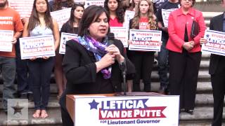 Video Leticia Van De Putte Rally in Austin [upl. by Attekal]