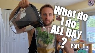 A Day in the Life  Food  Vegan Athlete amp Nutritionist Part 1 of 2 [upl. by Cati]