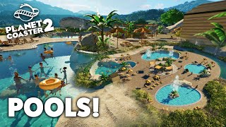 I Tried Building and Decorating some Swimming Pools in Planet Coaster 2 [upl. by Undis141]