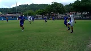 primeiro tempo camisa branca 3X 0 time azul [upl. by Hamann]