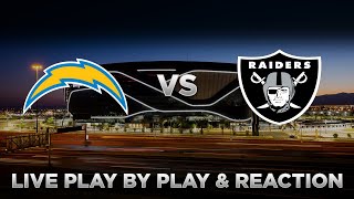 Chargers vs Raiders Live Play by Play amp Reaction [upl. by Nguyen]