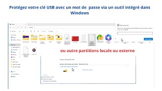 Comment verrouiller votre clé USB ou autre partition avec un mot de passe  Bitlocker [upl. by Onitnas22]