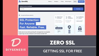 Zero SSL  Get Your SSL For Free [upl. by Tema535]