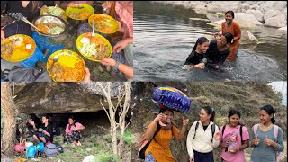 Baag ko Gufa vitra yesari pakayera khaiyo 🍽️ 🍜😋picnic with my girls❤️Part21 [upl. by Akinas]