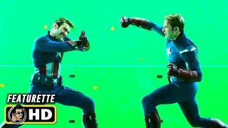 AVENGERS ENDGAME 2019 Cap Vs Cap Fight Behind the Scenes HD [upl. by Arnulfo]