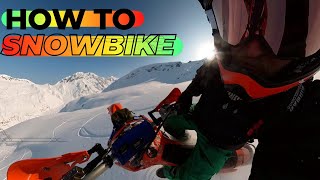 THINGS TO KNOW BEFORE TRYING A SNOW BIKE  KTM timbersled [upl. by Bevers]