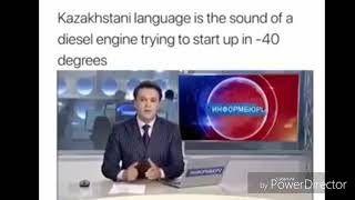 Funny kazakhstan journalist talk meme [upl. by Parlin]