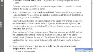 Massachusetts Drivers Manual Read Out Loud Chapter 41 [upl. by Bud]