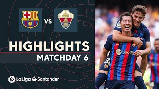 Resumen de FC Barcelona vs Elche CF 30 [upl. by Ramuk]