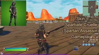 Skin Spartiate Cruelle Spartan Assassin Gameplay Fortnite [upl. by Bluh]