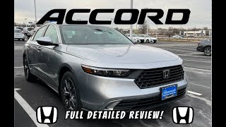 All New 2023 Honda Accord Detailed Review With Driving Impressions Ex Shown [upl. by Sophronia943]