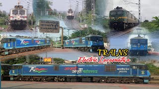 Trains with Electric Locomotive on Secunderabad  Kamareddy  Nizamabad Section [upl. by Imogene]