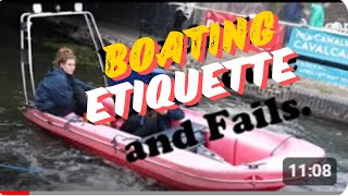 Boating Etiquette and Narrowboat Fails [upl. by Aluin]