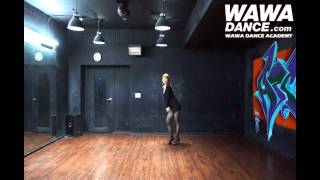 WAWA DANCE ACADEMY AOA MINI SKIRT DANCE STEP [upl. by Ahsetel]