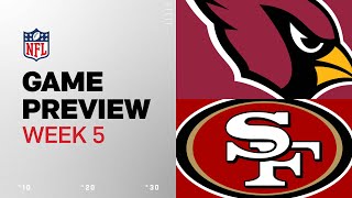 Arizona Cardinals vs San Francisco 49ers  2024 Week 5 Game Preview [upl. by Ellwood]