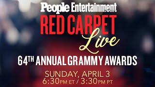 🔴 2022 Grammy Awards Red Carpet Live  April 3 2022 630PM ET  PEOPLE [upl. by Nesyaj]