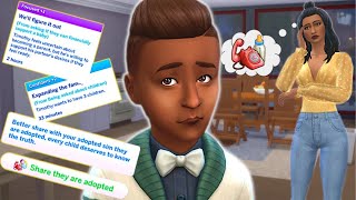 Adopted sims can track down their biological parents with this mod  Sims 4 adoption mod [upl. by Evannia]