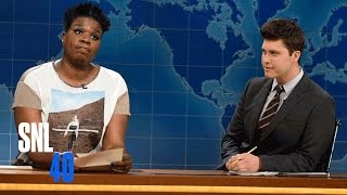 Weekend Update Leslie Jones on Social Media  SNL [upl. by Curley]