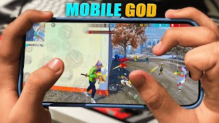 MOBILE GOD 👽 Solo Vs Squad Gameplay 🔥 4Flag Gamer  Free Fire Max [upl. by Haisoj923]