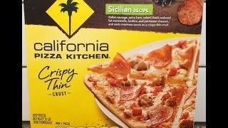 California Pizza Kitchen Sicilian Recipe Review [upl. by Fabian497]