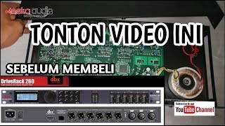 Tutorial  Sebelum membeli dbx driverack 260 yuk tonton video ini agar tdk salah pilih [upl. by Ayaros]