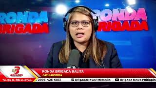 Brigada NewsFM Manila Live Streaming Today  September 03 2024 [upl. by Nemraciram]