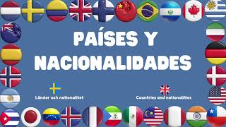 Países y nacionalidades en español [upl. by Kire]