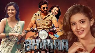 Bhimaa 2024 movie Malvika Sharma Tottempudi Gopichanda and poorna Facts and Review [upl. by Ahsiekar]