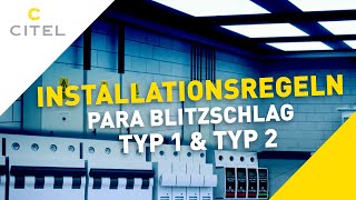 Typ 1 und Typ 2 SPD Installation und Vorschriften [upl. by Livvi522]