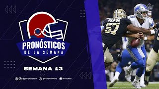 Pronósticos Semana 13 NFL 2023 [upl. by Kimmie]