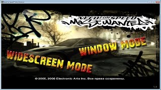 How to play nfs most wanted 2005 in Window mode [upl. by Yreme]