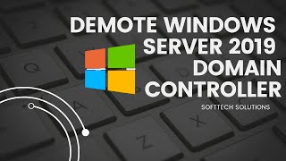 How to Demote domain controller step by step guide  Windows Server 2022 2019 2016 [upl. by Parrott]