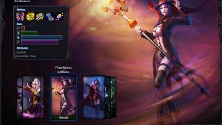 Prestigious LeBlanc Skin Spotlight Gameplay 1080p HD [upl. by Hemingway67]