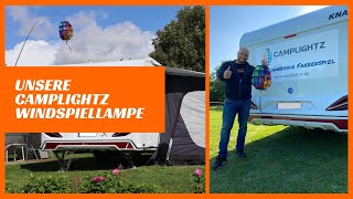 Camplightz Windspiellampe  das schwebende Farbenspiel für euren Stellplatz  Mein Produkt [upl. by Adnilreh]