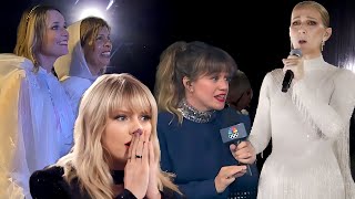 Celebs React To Celine Dions Comeback Olympics PerformanceTaylor Swift Kelly Clarkson Hoda [upl. by Tillfourd685]